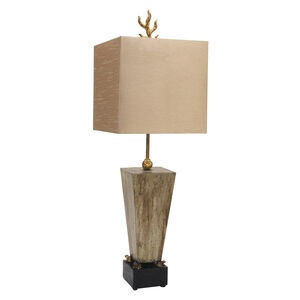 Grenouille 31 inch 60.00 watt Gilded and Black with Umber Wash Table Lamp Portable Light, Flambeau