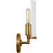 TOB by Thomas O'Brien Mezzo 1 Light 5 inch Burnished Brass Bath Vanity Wall Sconce Wall Light