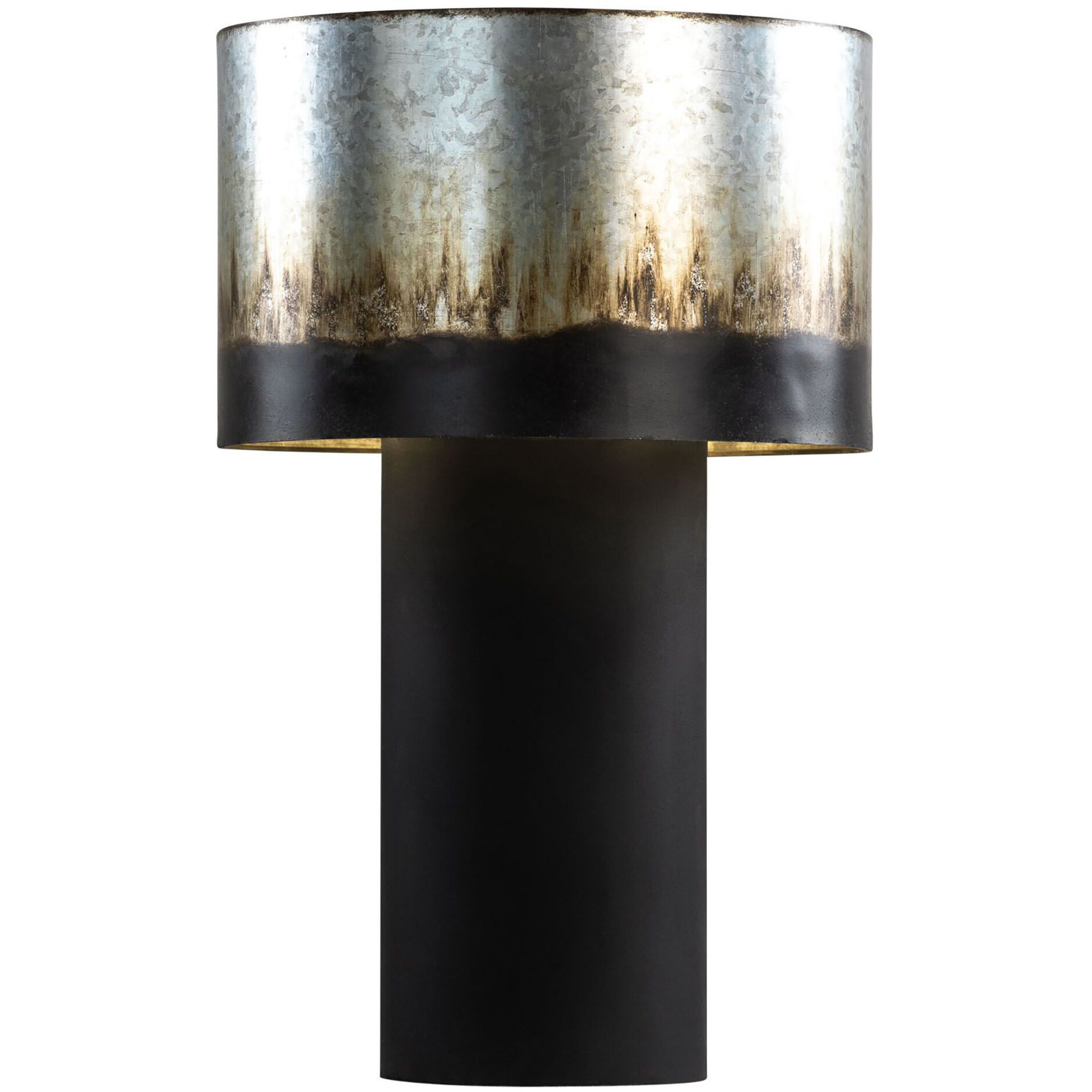 Galvanized table best sale lamp