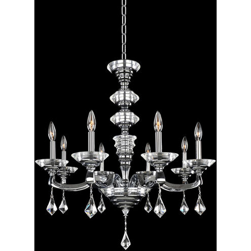 Cosimo 8 Light 30 inch Chrome Chandelier Ceiling Light