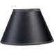 Chapman & Myers Clip On Black Paper 6 inch Candle Clip Shade