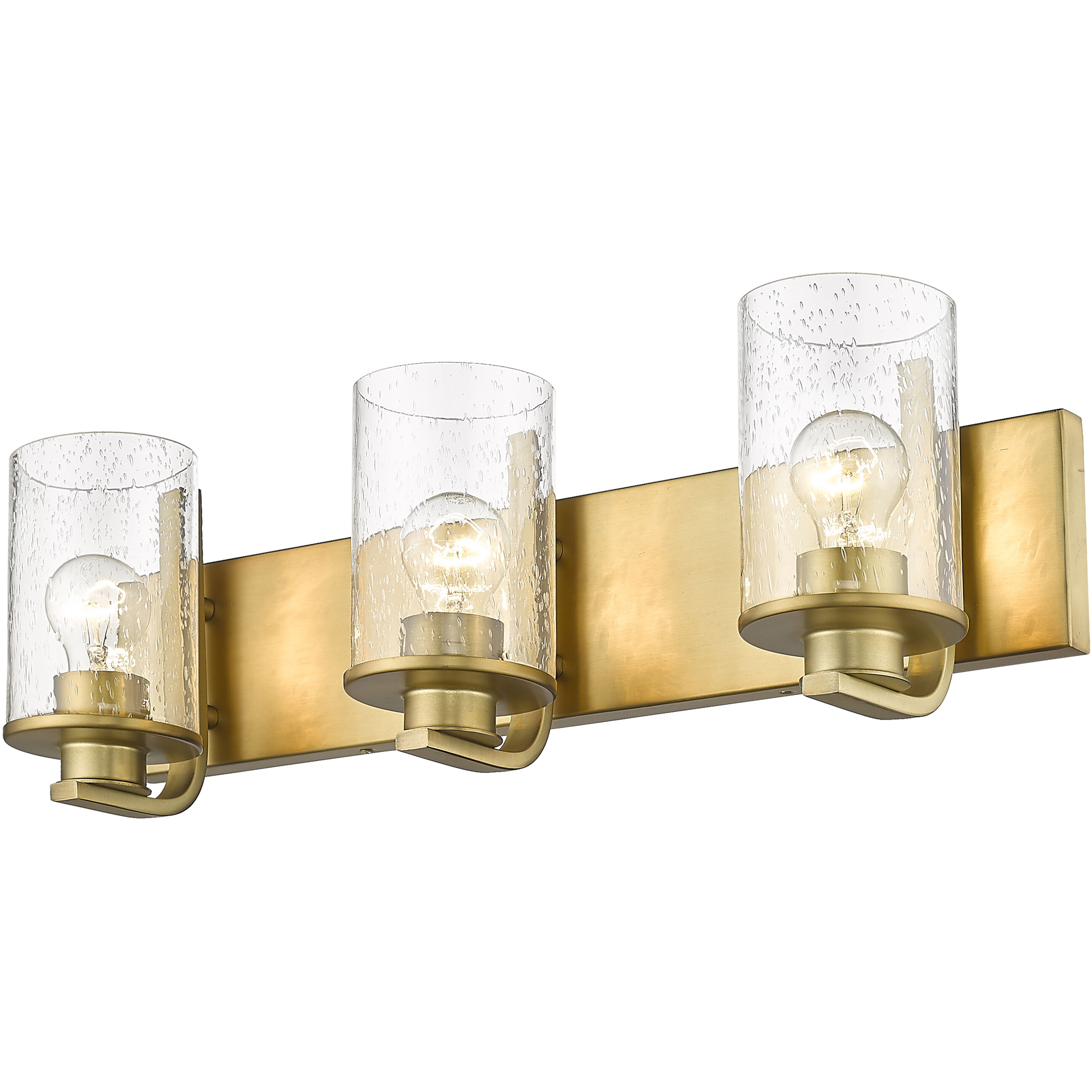 Beckett 3 Light 23 inch Olde Brass Vanity Wall Light