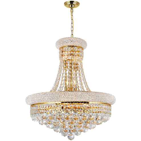 Empire 14 Light 20 inch Gold Down Chandelier Ceiling Light