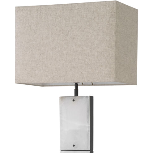 Ortiz 68.11 inch 40.00 watt Bronze Highlight with Alabaster Floor Lamp Portable Light