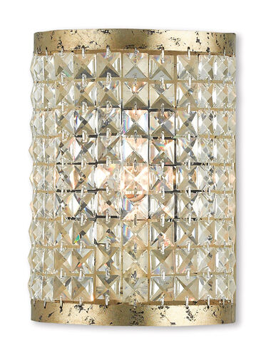 Grammercy 1 Light 6 inch Hand Applied Winter Gold ADA ADA Wall Sconce Wall Light