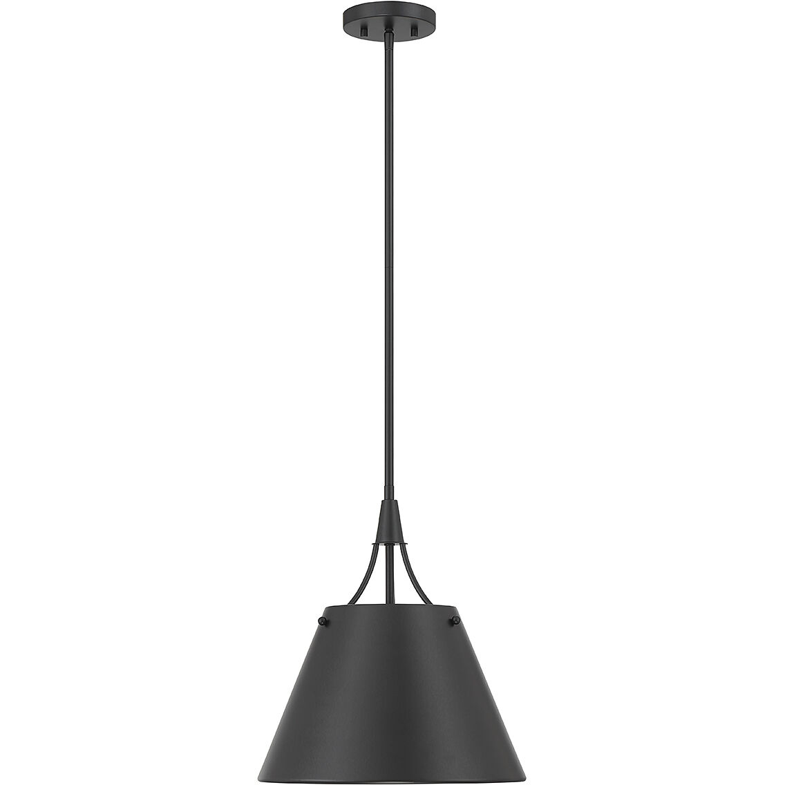 Willis 1 Light 14 inch Matte Black Pendant Ceiling Light