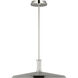 Avroko Saucer Direct LED 18 inch Polished Nickel Pendant Ceiling Light