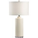 MarketPlace 31 inch 100 watt Eggshell Crackle Glaze Table Lamp Portable Light