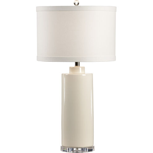 MarketPlace 31 inch 100 watt Eggshell Crackle Glaze Table Lamp Portable Light