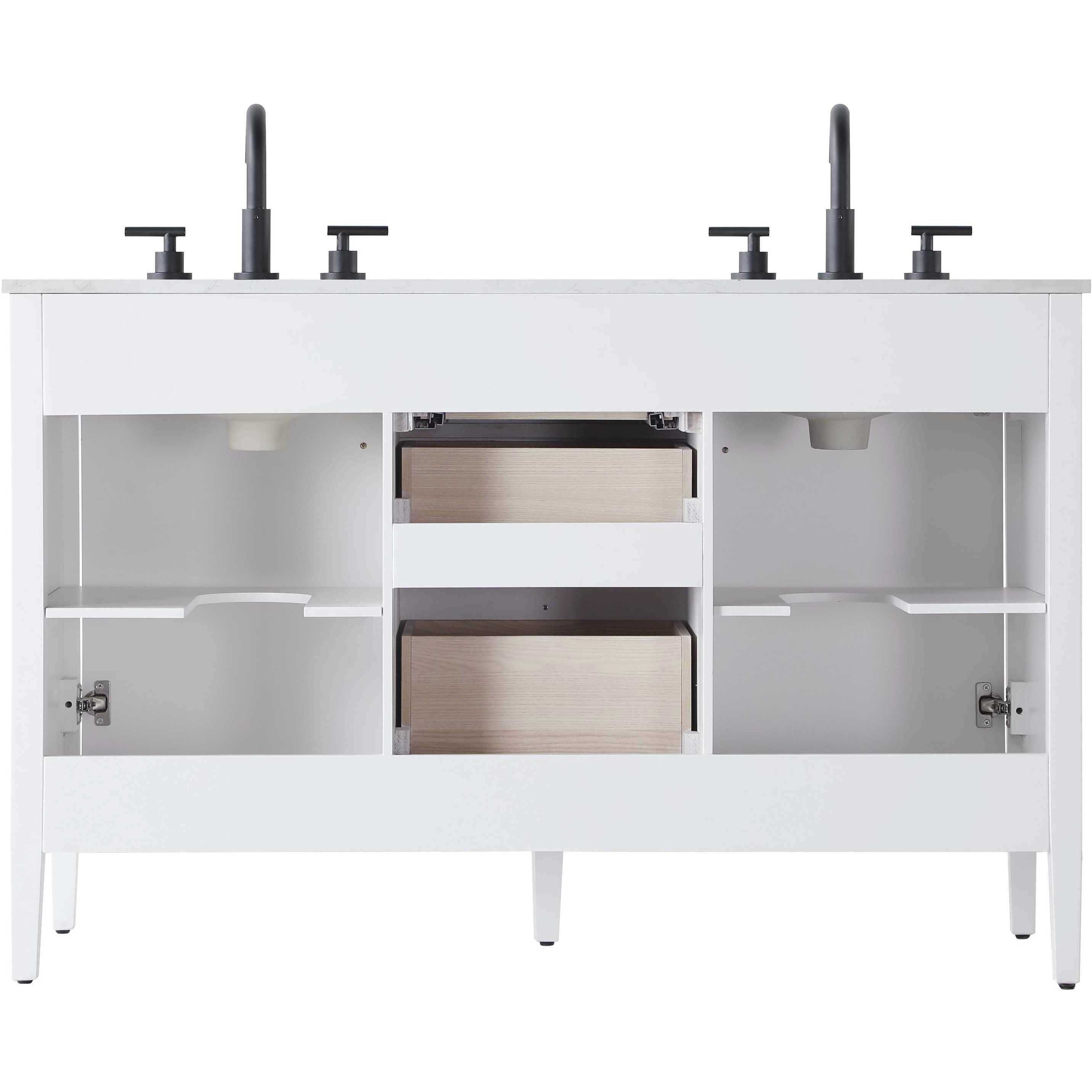 Blakely 54 X 34 inch White Bathroom Vanity Cabinet