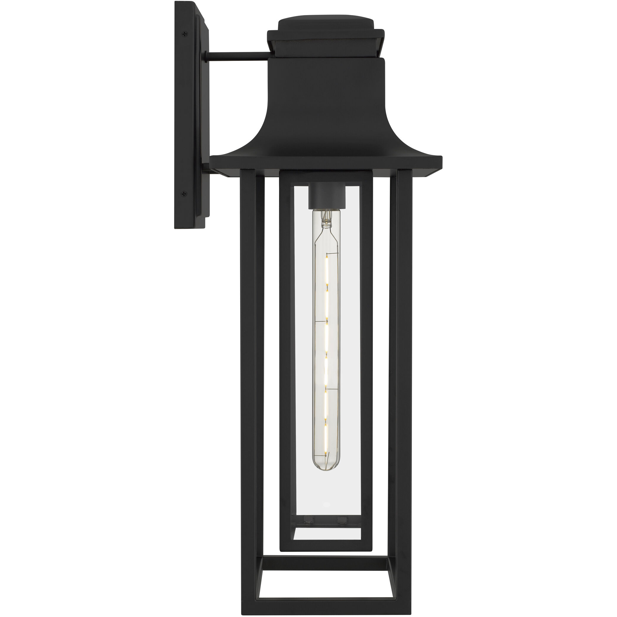 Garner 1 Light 24 inch Matte Black Outdoor Wall Lantern