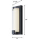 Mesa LED 5 inch Black ADA Sconce Wall Light