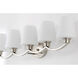 Shelter 5 Light 38 inch Satin Nickel Bath Vanity Wall Light