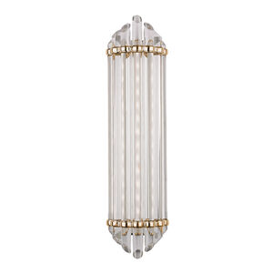 Albion LED 7 inch Aged Brass Bath And Vanity Wall Light
