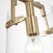 Drew & Jonathan Crofton 1 Light 7.75 inch Satin Brass Pendant Ceiling Light, Small