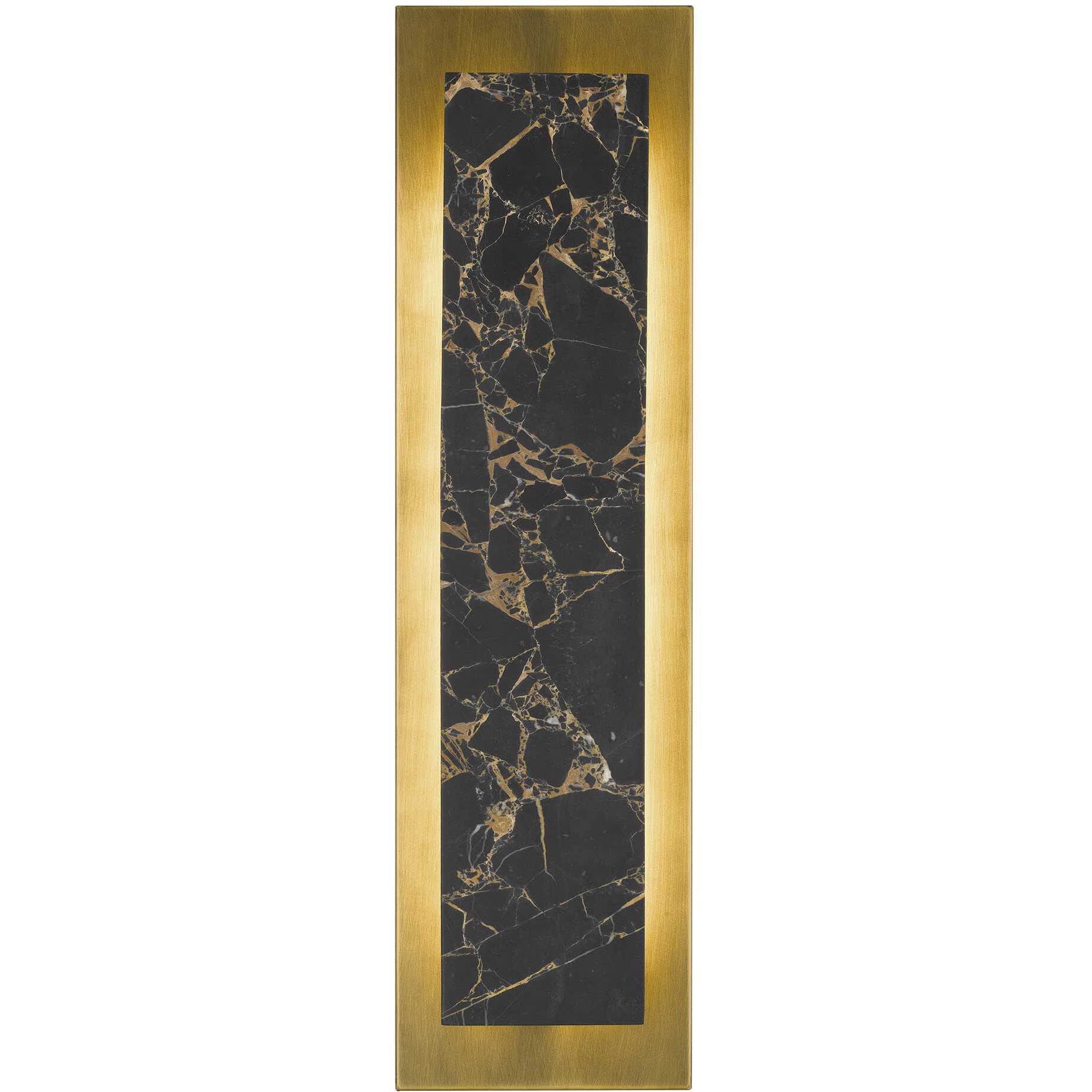 Zoey LED 24 inch Painted Antique Brass Outdoor Wall Sconce