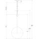 Moonward 1 Light 14 inch Antique Brass Pendant Ceiling Light