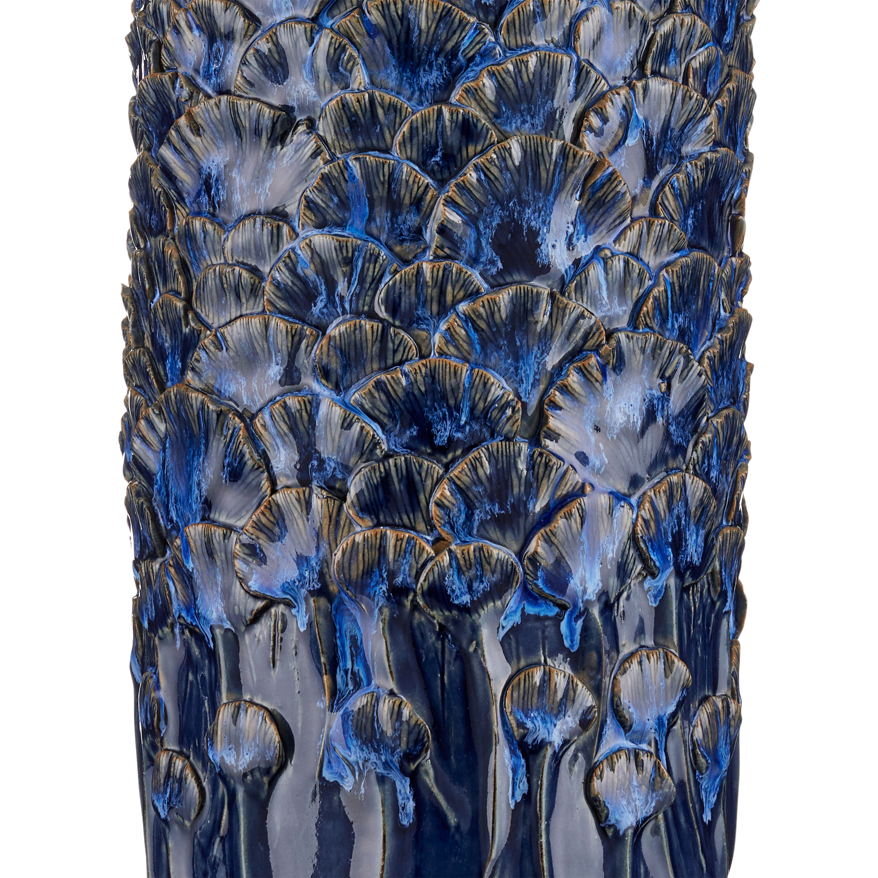 Fairmont 28.5 inch 150 watt Dark Blue Reactive Table Lamp Portable Light