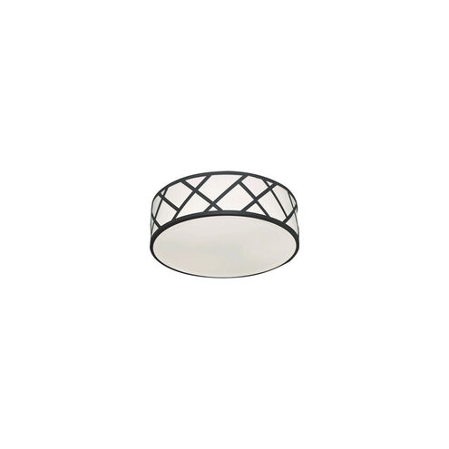 Haven LED 13 inch Black Flush Mount Ceiling Light