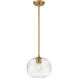 Harmony 1 Light 10 inch Olde Brass Pendant Ceiling Light