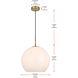 Baxter 1 Light 14 inch Satin Gold Pendant Ceiling Light