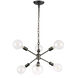 Nolan 6 Light 16 inch Black Pendant Ceiling Light