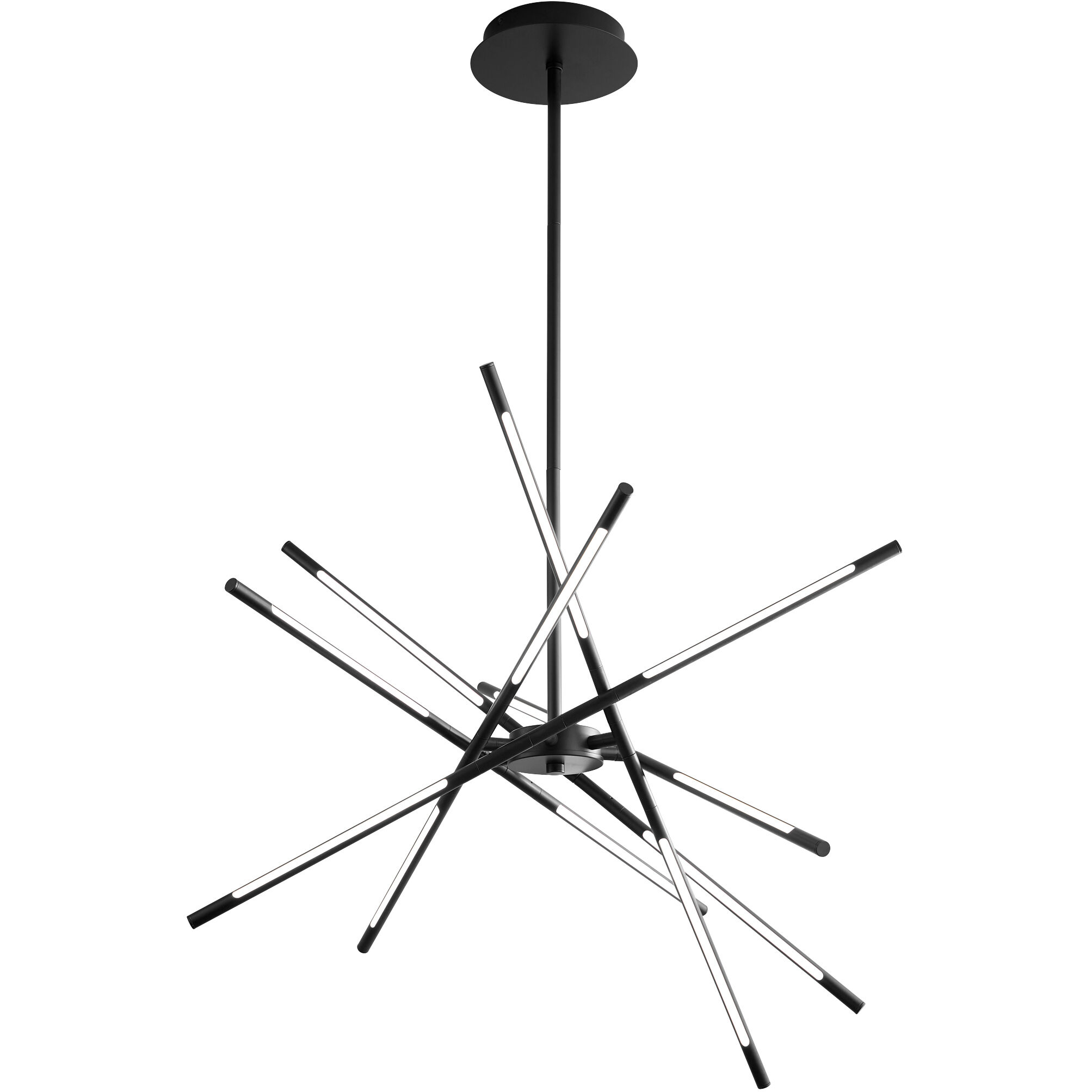 Palillos LED 33.47 inch Black Pendant Ceiling Light