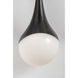 Ariana 1 Light 8 inch Old Bronze Pendant Ceiling Light