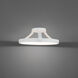 Chaucer LED 16 inch Black Semi-Flush Mount Ceiling Light, dweLED