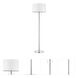 Urban Basic 53 inch 100.00 watt Polished Chrome Floor Lamp Portable Light