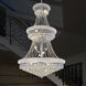 Empire 32 Light 30 inch Chrome Down Chandelier Ceiling Light