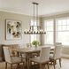 Lanesnoro 8 Light 16 inch Distressed Weathered Oak and Slated Grey Metal Chandelier Ceiling Light