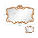 Talida 38 X 27 inch Gold Leaf Wall Mirror