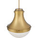 Purelight 1 Light 16.25 inch Legacy Brass Pendant Ceiling Light