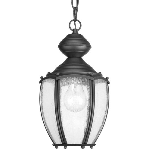 Zachriel 1 Light 7 inch Textured Black Outdoor Hanging Lantern