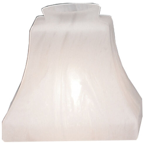 Signature White Marble Glass 2.25 inch Glass Shade