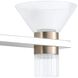 Blake LED 35.5 inch Polished Nickel and Champagne Gold Vanity Light Wall Light