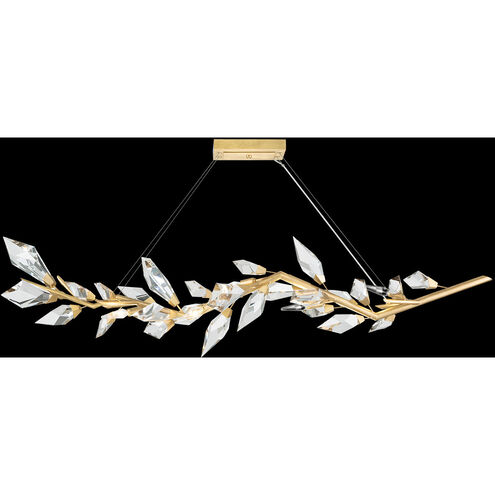 Foret 7 Light 63.5 inch Gold Pendant Ceiling Light