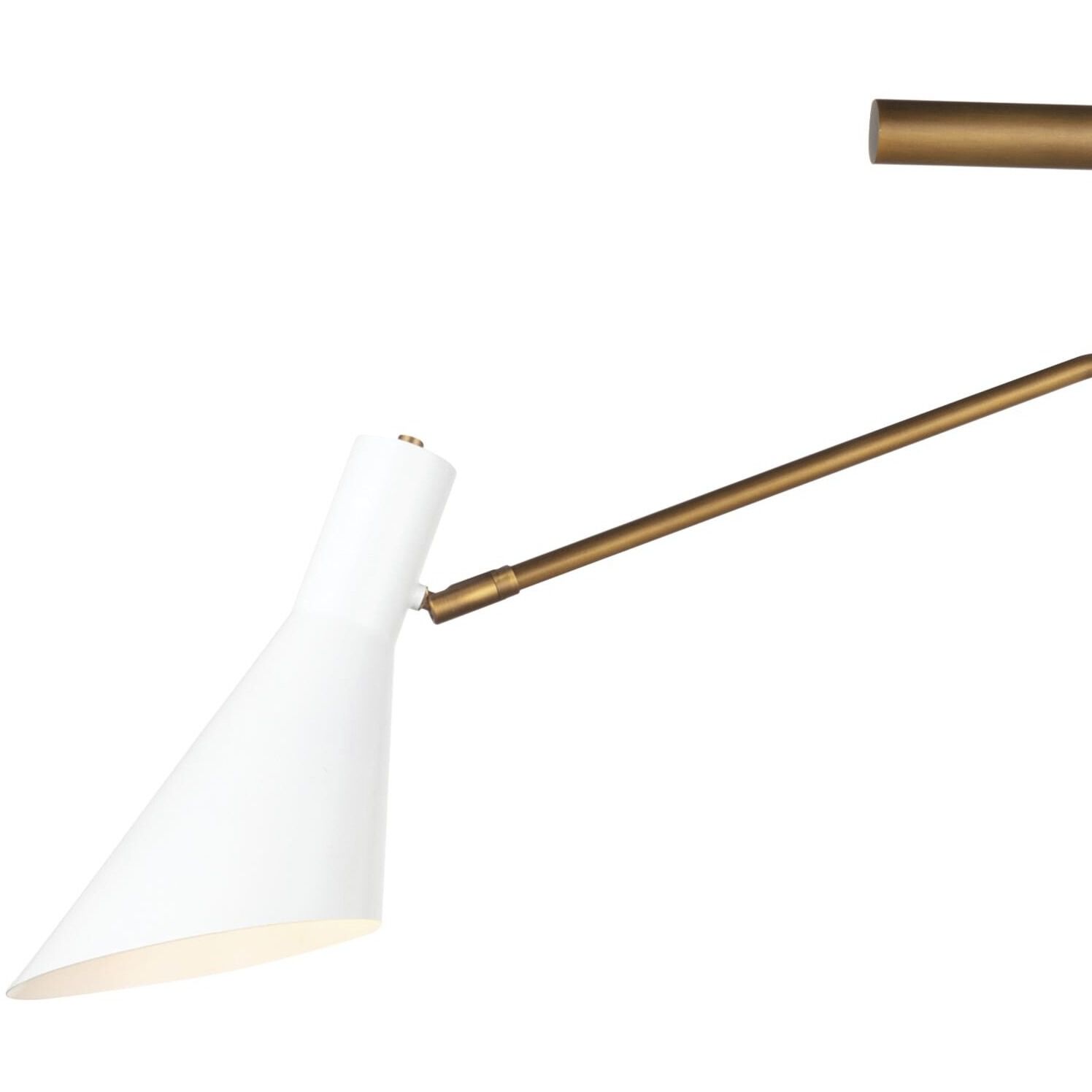 Spyder 4 Light 60 inch White Chandelier Ceiling Light