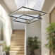 Piazza LED 31.5 inch Black Chandelier Ceiling Light