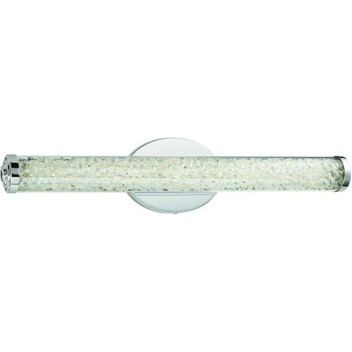 Diamonds LED 24 inch Chrome Bath Light Wall Light