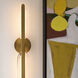 Avian 2 Light 5.75 inch Brushed Brass Vanity Light Wall Light