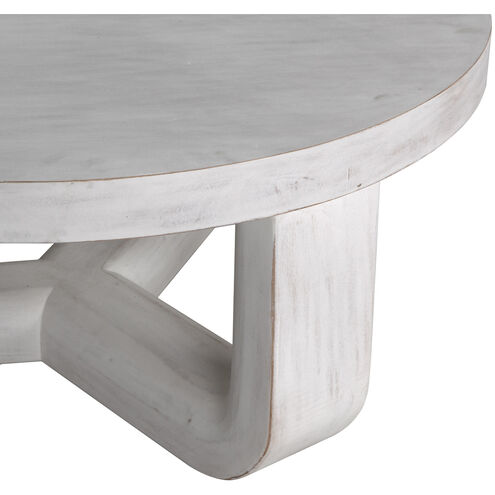 Joel 40 X 40 inch White Wash Coffee Table