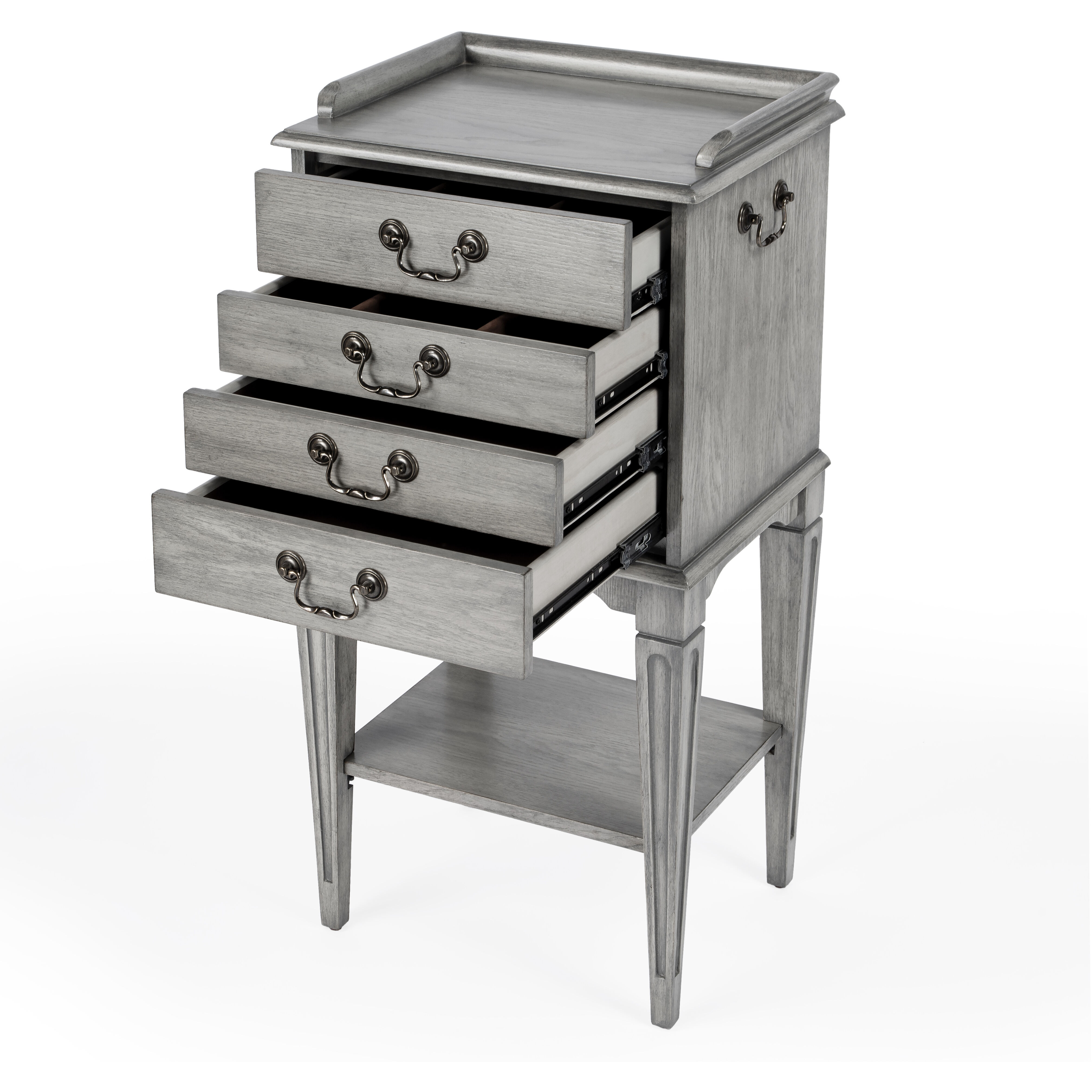 Hardwick 4-Drawer Chest in Gray