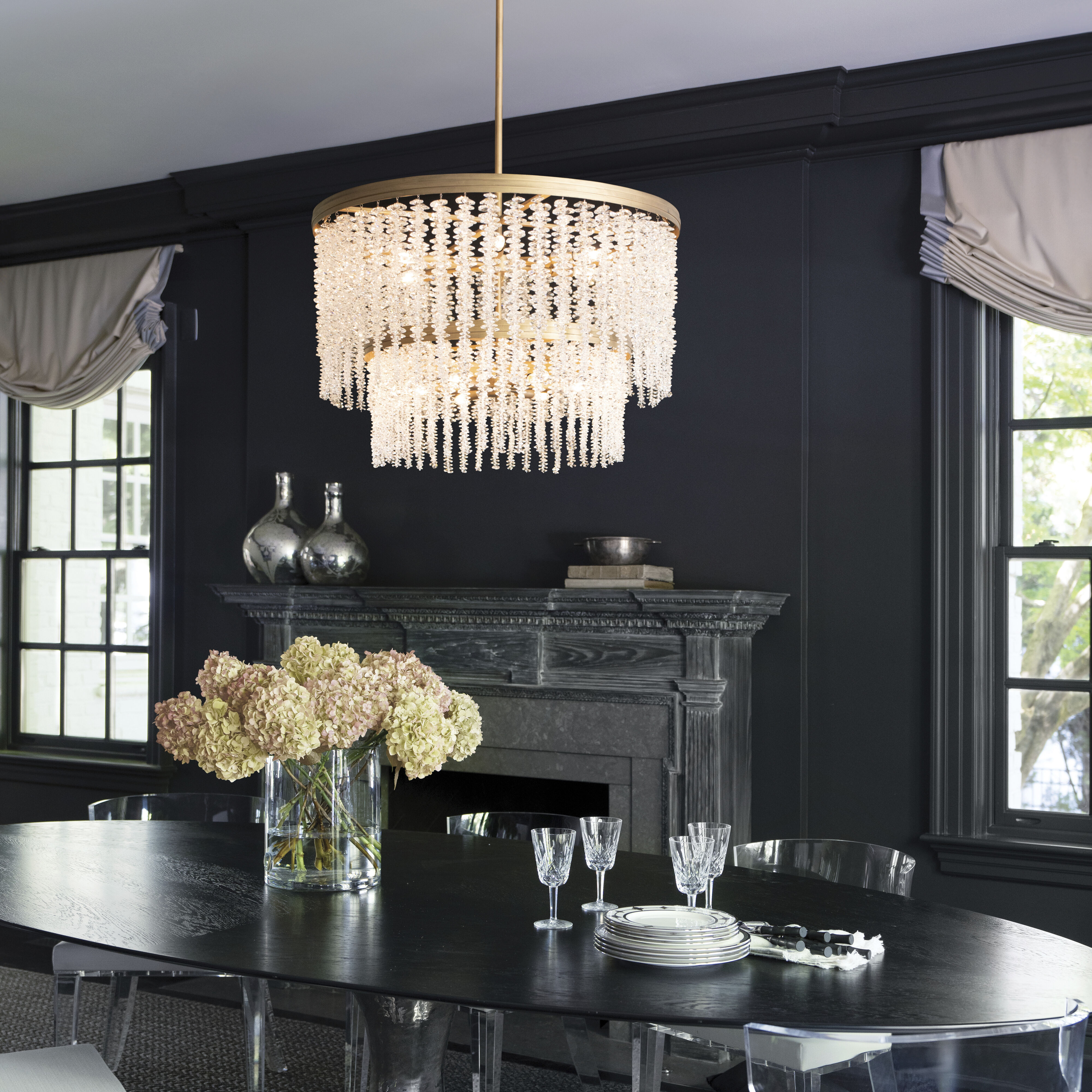 Rubina 12 Light 30 inch Burnished Gold Chandelier Ceiling Light