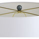 Journey 30.5 inch 150.00 watt Ocean Reactive and Antique Brass Table Lamp Portable Light