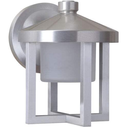 Alta Outdoor Wall Mount in Satin Aluminum, Small