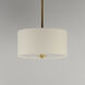 Bongo 2 Light 13 inch Natural Aged Brass Semi-Flush Mount Ceiling Light