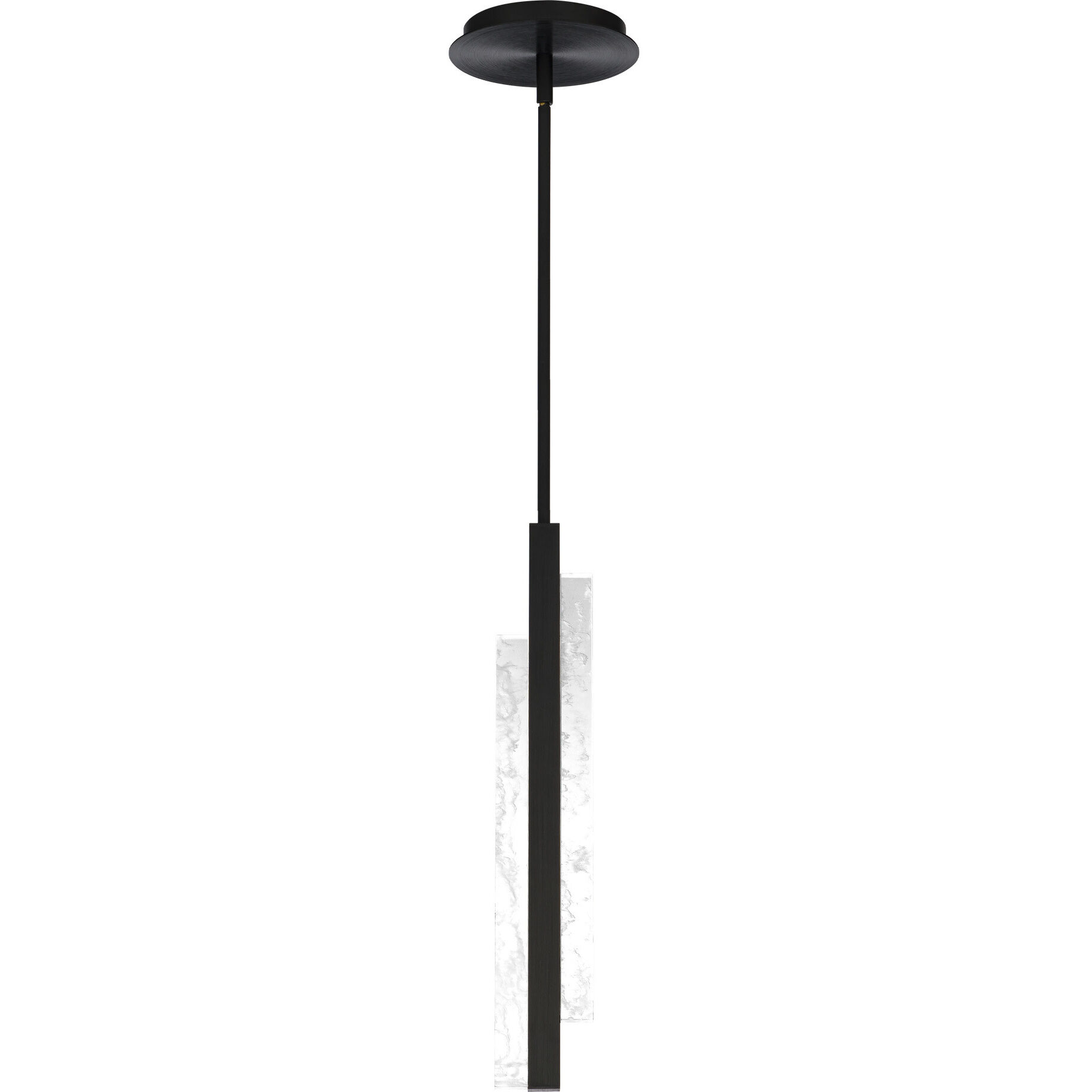 Tandem LED 15 inch Black Mini Pendant Ceiling Light