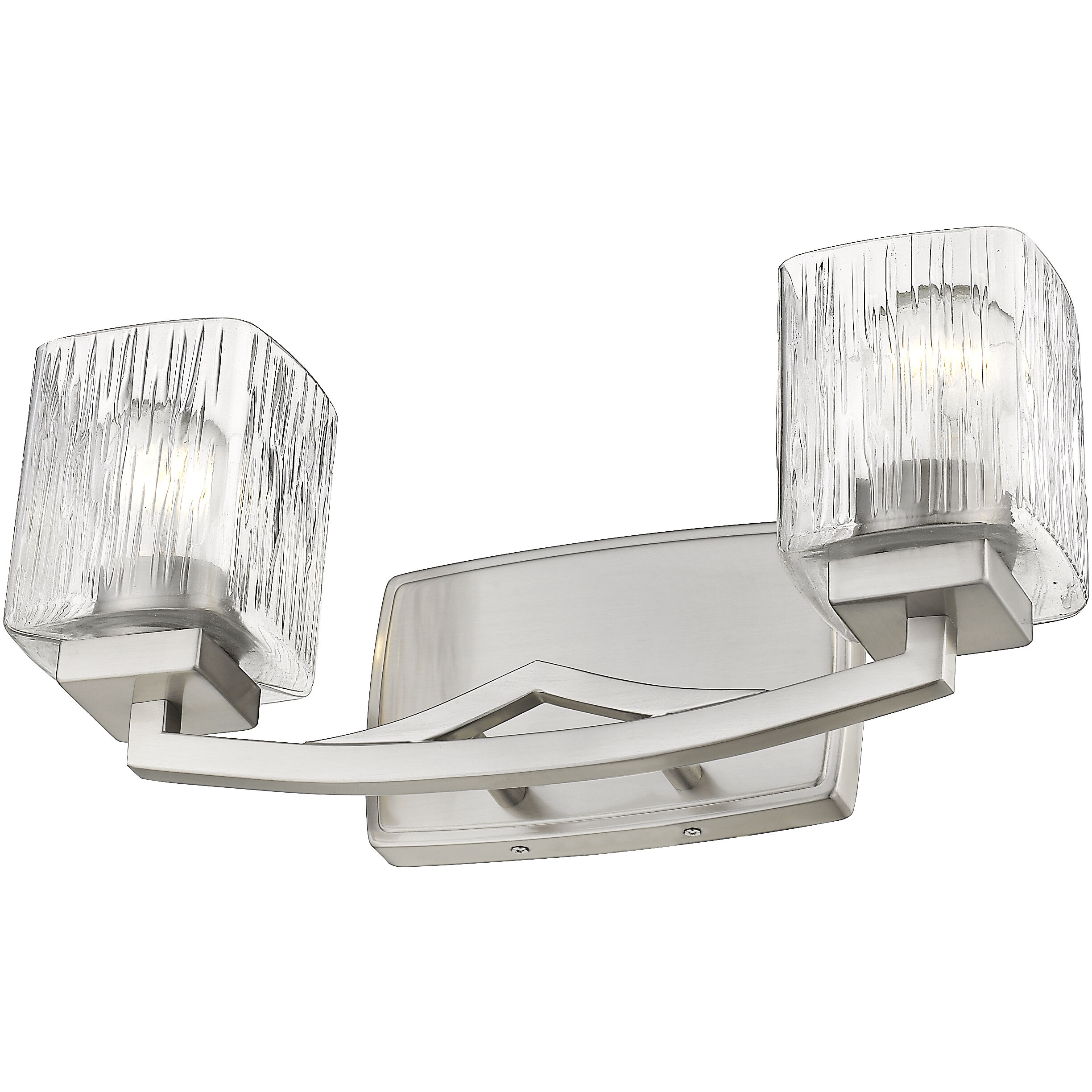 Zaid 2 Light 16 inch Brushed Nickel Vanity Wall Light